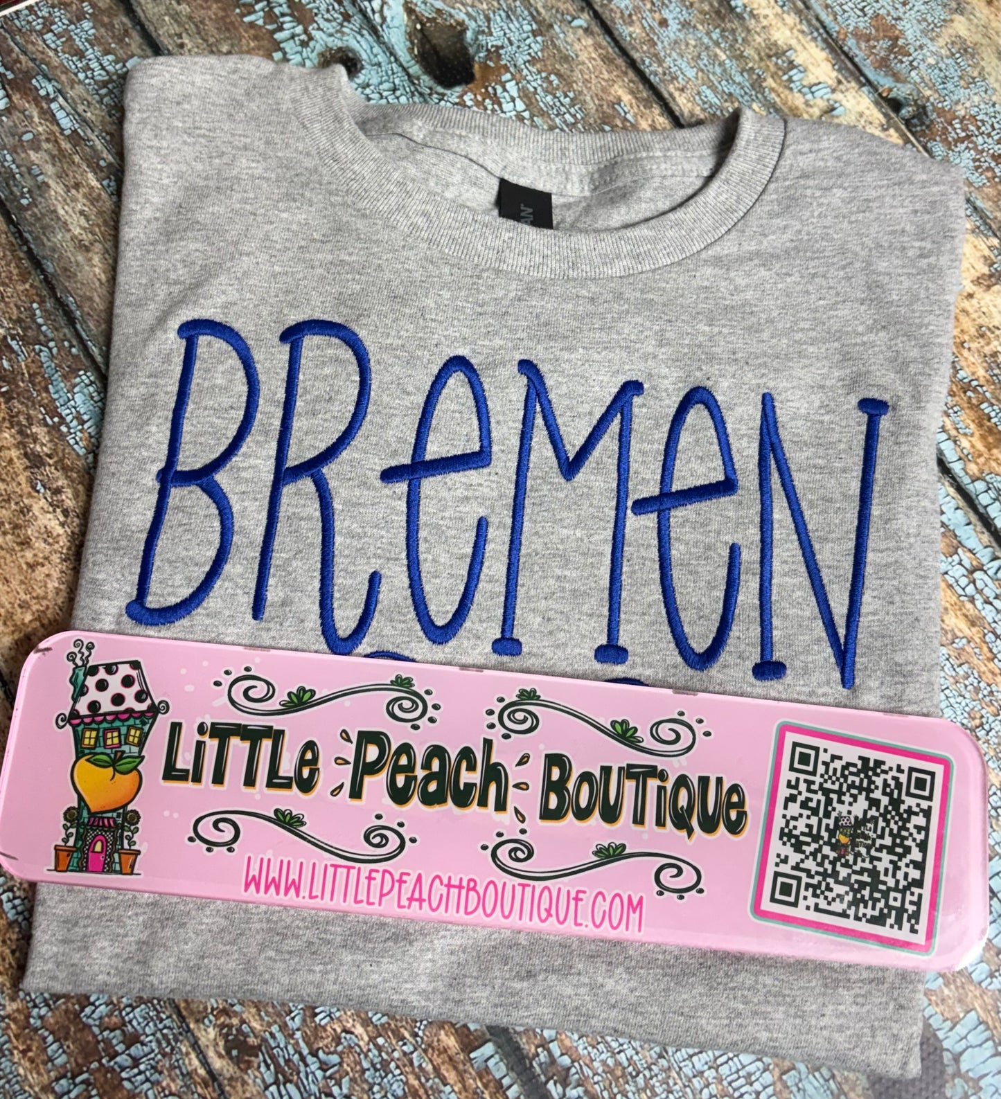 Bremen Lettered Embroidery Design