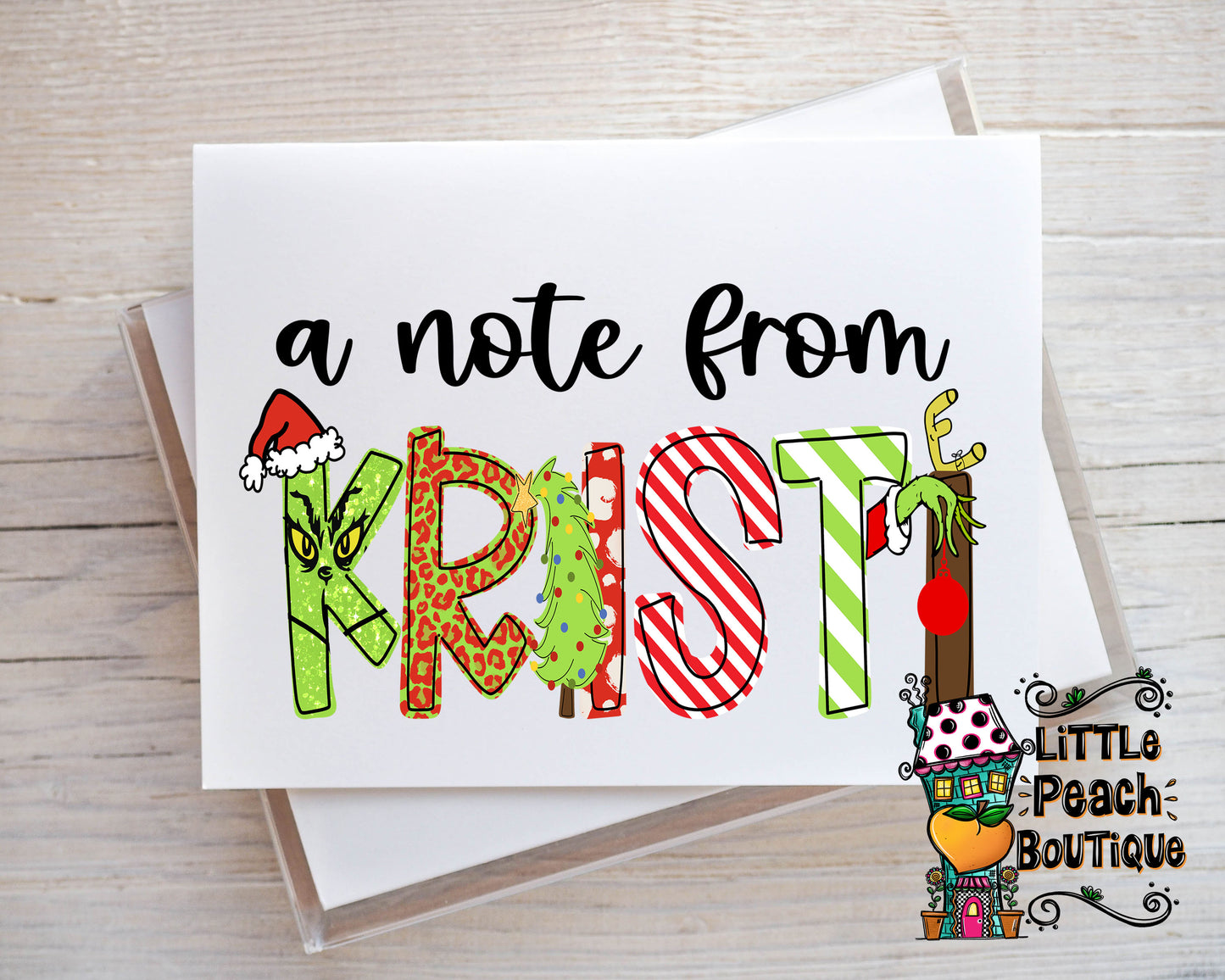 Mean One Personalized Notecard Set