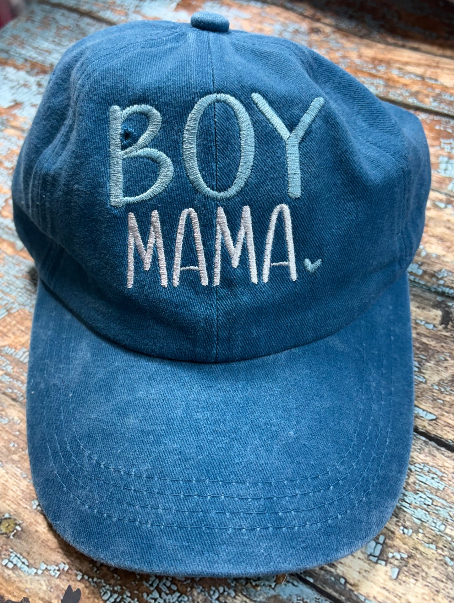 Boy Mama Hat Embroidery Design