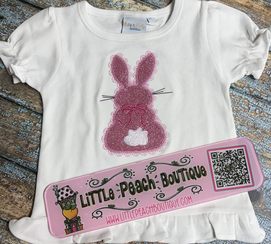Lace Bunny Applique Embroidery Design