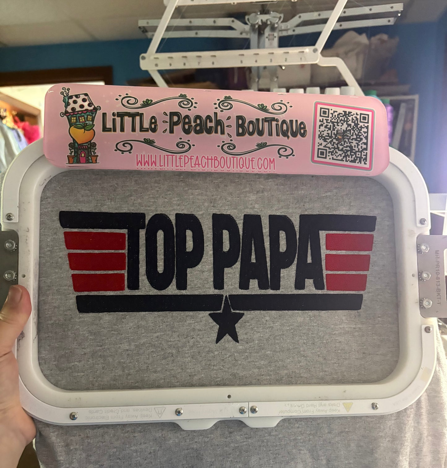Top Papa Embroidered T-Shirt