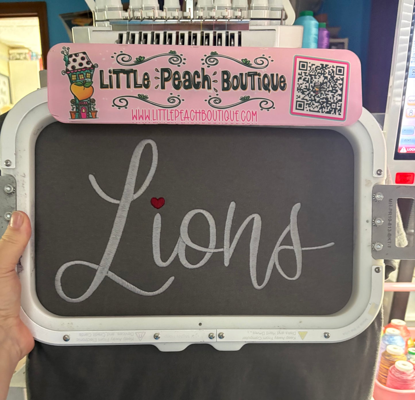 Lions Embroidered T-shirt