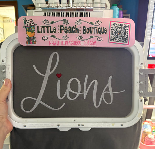 Lions Embroidered T-shirt