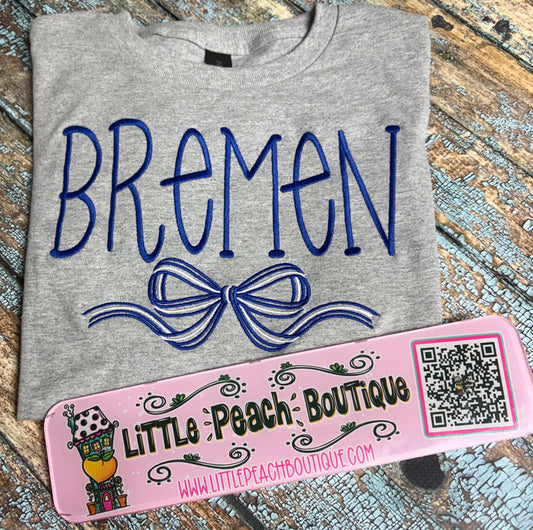 Bremen Bow Embroidered T-shirt