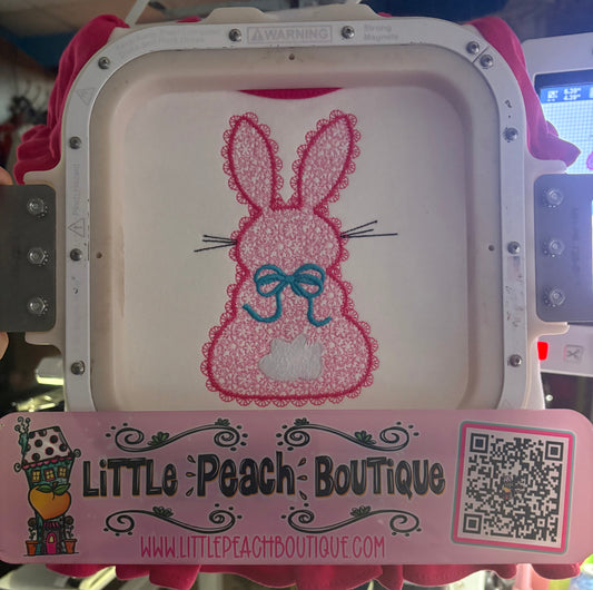 Lace Bunny 2 Embroidery Design