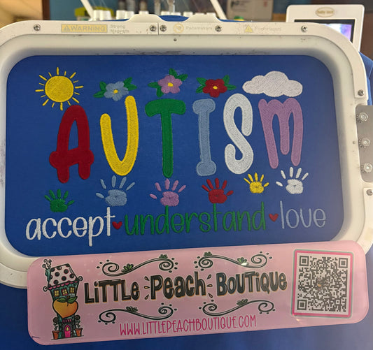Autism Embroidery Design