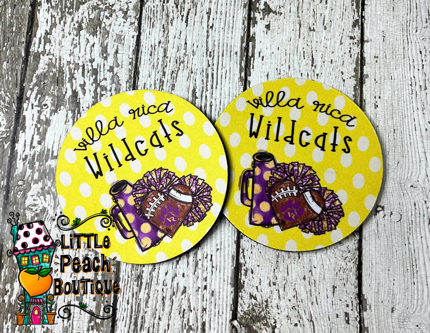 Villa Rica HS Coaster Set