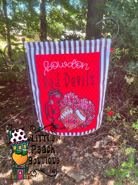 Bowdon Red Devils Football Garden Flag