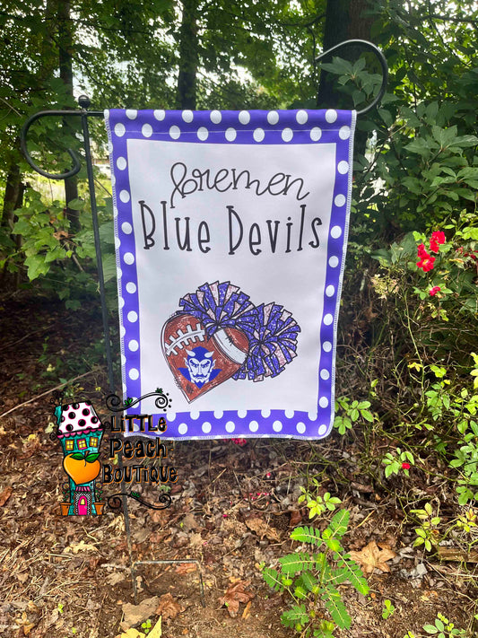 Bremen Blue Devils Garden Flag