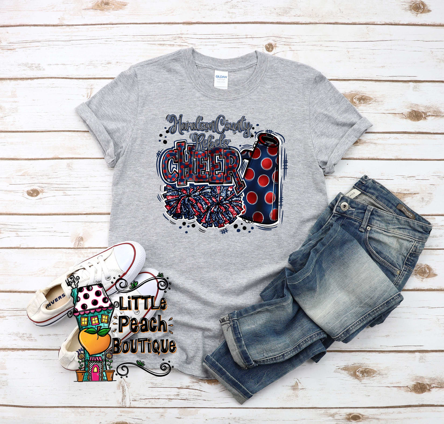 Haralson County Rebels Cheer T-shirt