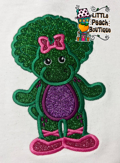 Baby Bop Applique Embroidery Design