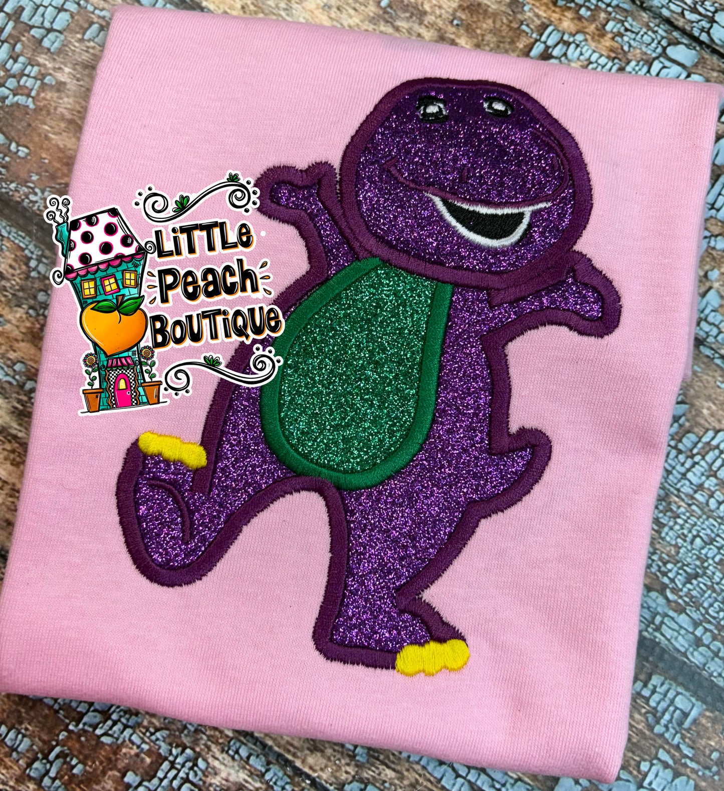 Barney Applique Embroidery Design
