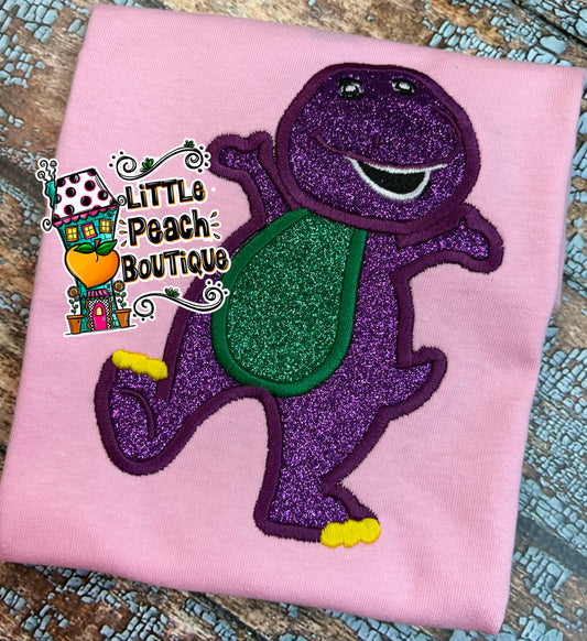Barney Applique Embroidery Design
