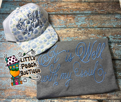 It Is Well With My Soul Embroidery Design