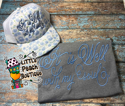 It Is Well With My Soul Embroidery Design