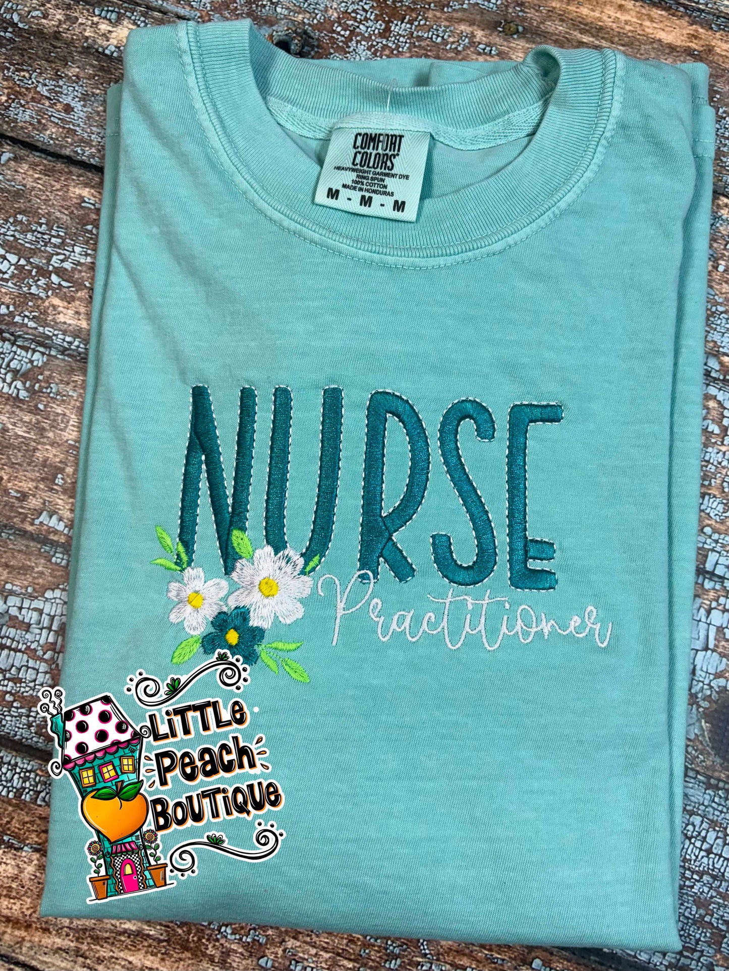 Medical Professional Floral Shirt