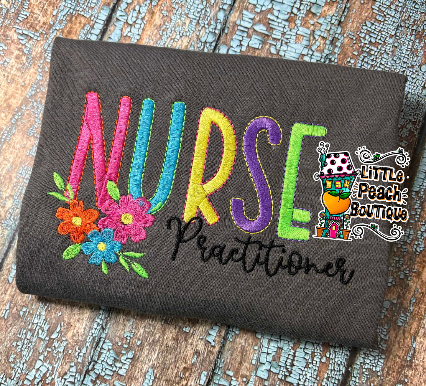 Medical Professional Floral Shirt