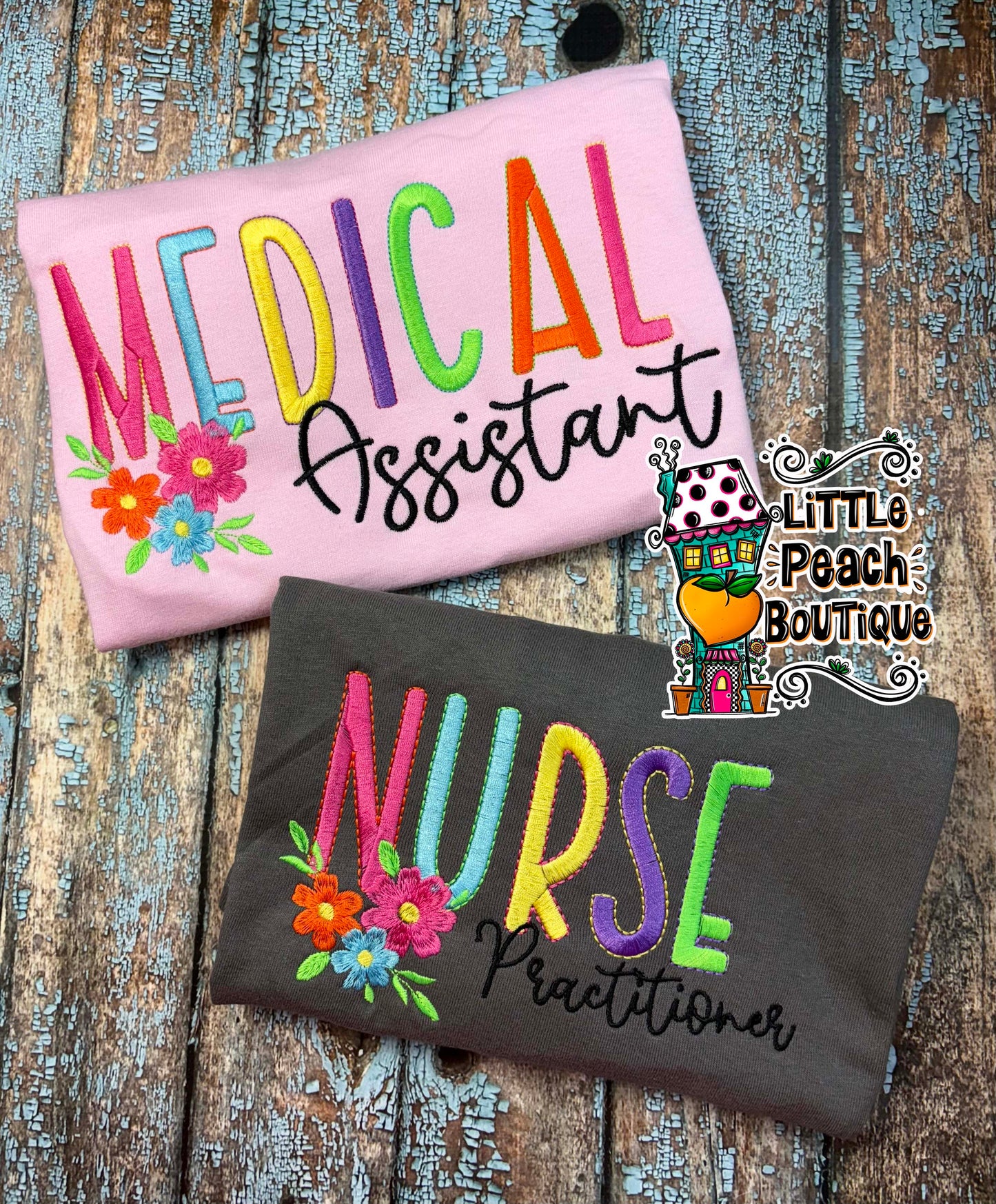 Medical Professional Floral Shirt