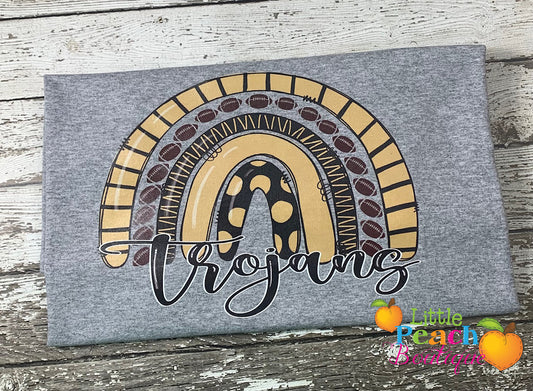 Trojans Football Rainbow T-shirt     